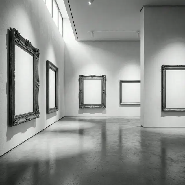 美術館風の洗練された背景